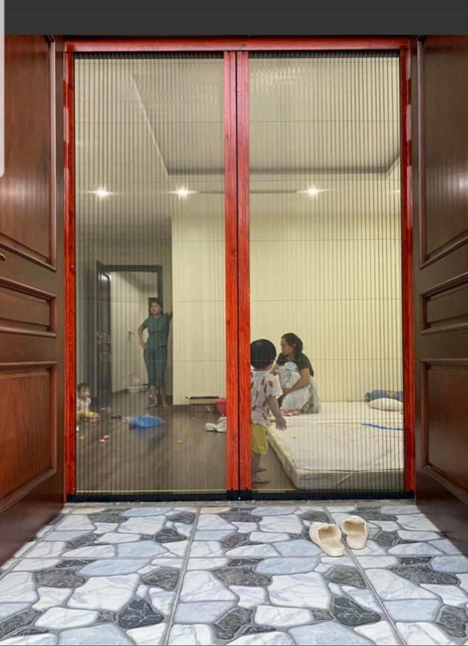 Cửa lưới chống muỗi kéo xếp không ray cao cấp