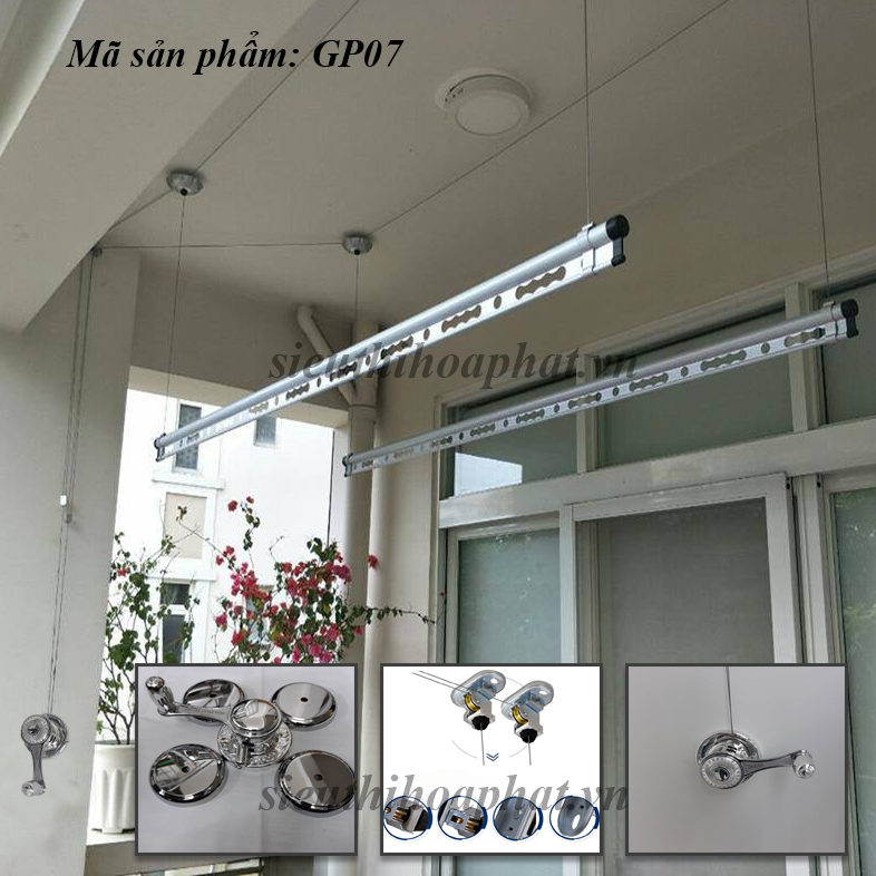 Giàn phơi đồ thông minh gp07