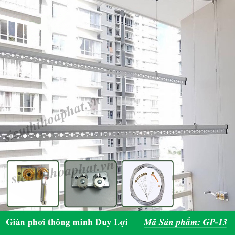 Giàn phơi đồ thông minh gp13