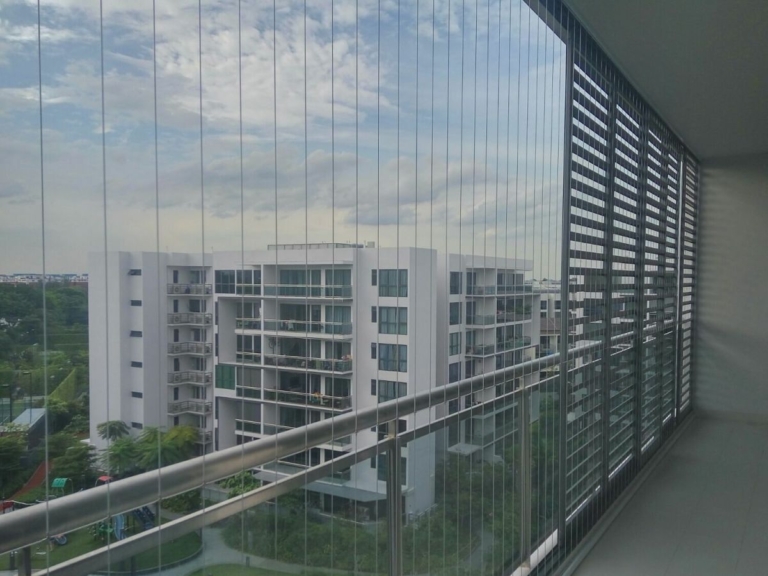 Lưới an toàn ban công chung cư